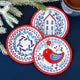 Set of 3 Round Padded Coasters - Nordic Necessities