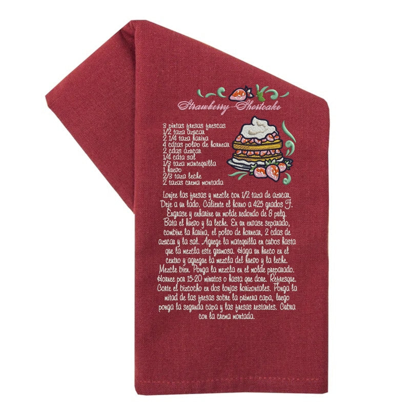 Recipe Towels (Toallas Receta) in Spanish