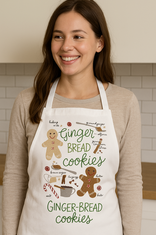 Holiday Treat Apron by Pen+Paint (31,000 stitches)