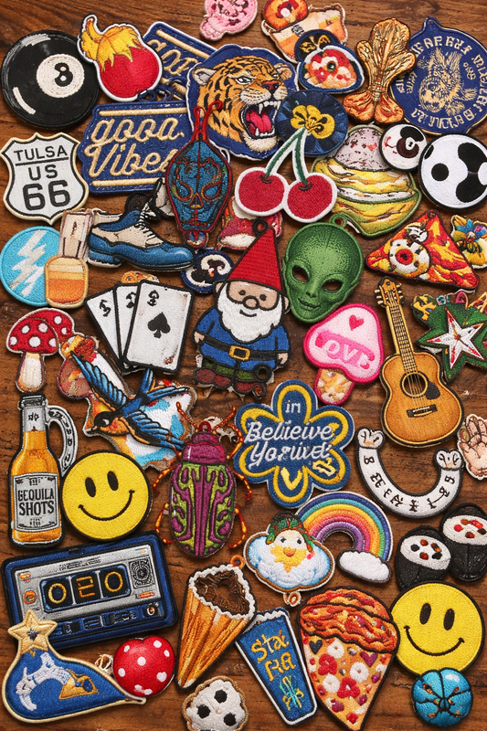 Patches and Charms-Funky-Large -Collection 2