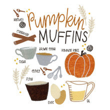 Pen+Paint Fall Treats Kitchen Towel (27,000 stitches)