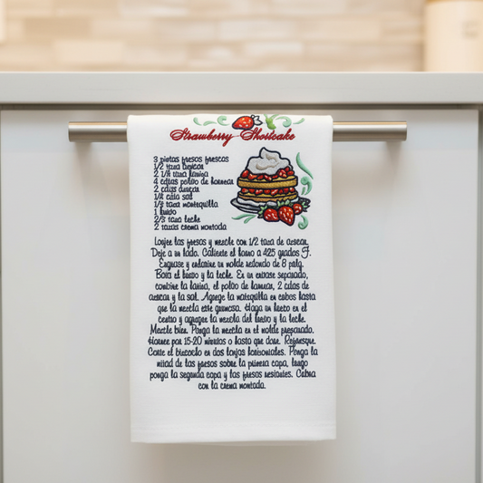 Recipe Towels (Toallas Receta) in Spanish